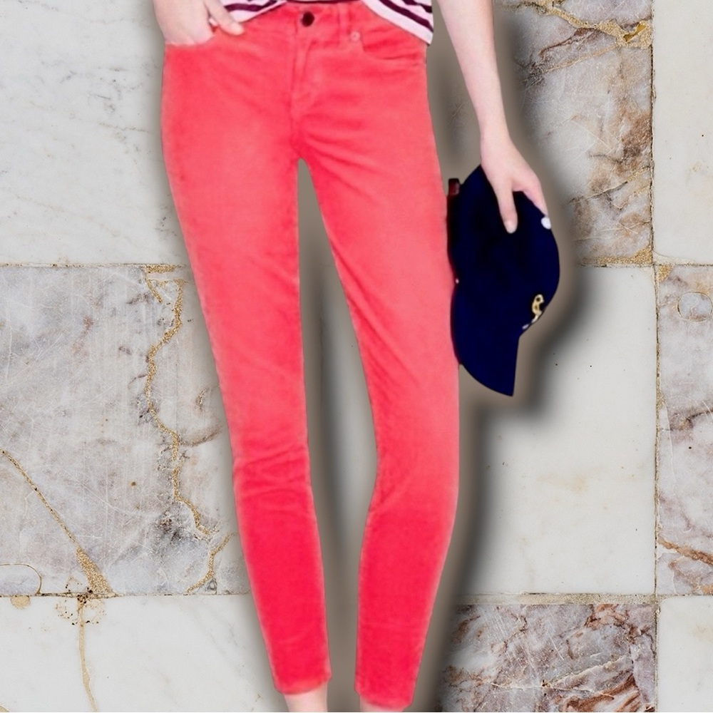 J. Crew Factory Coral Skinny Pants